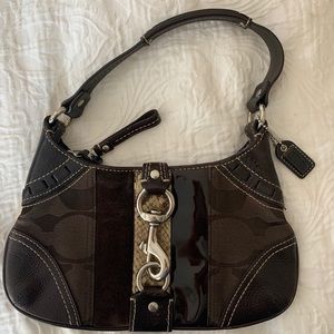 Coach Mixed Leather Purse